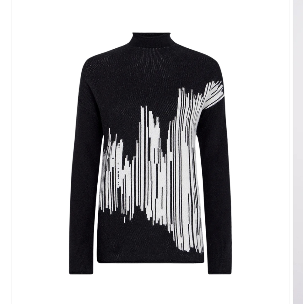 NWT Carlisle/perse Black sweater L